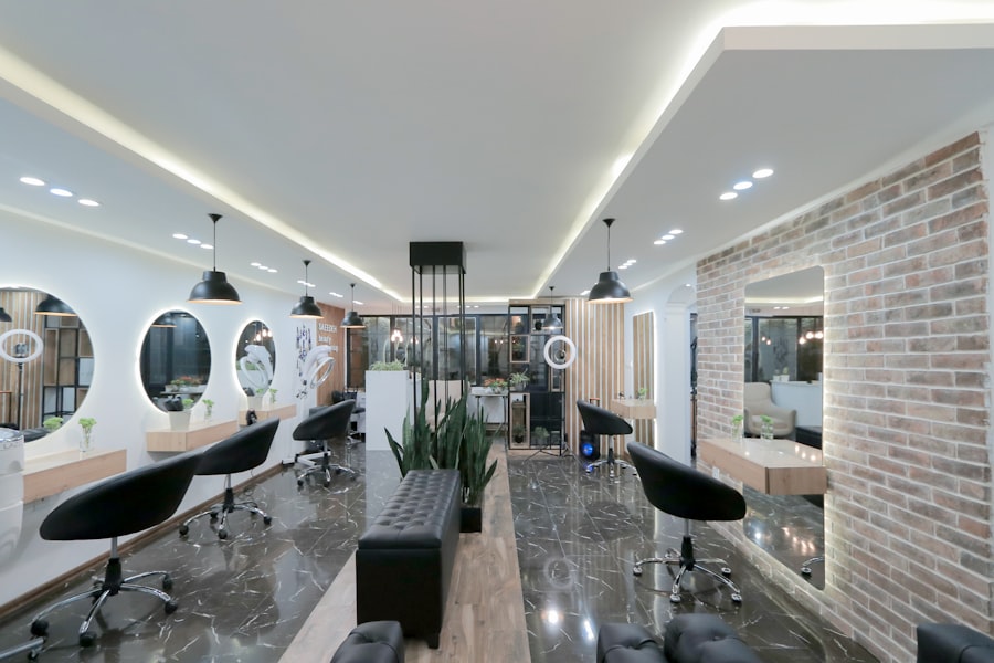 Interior de peluquería usado como imagen de referencia